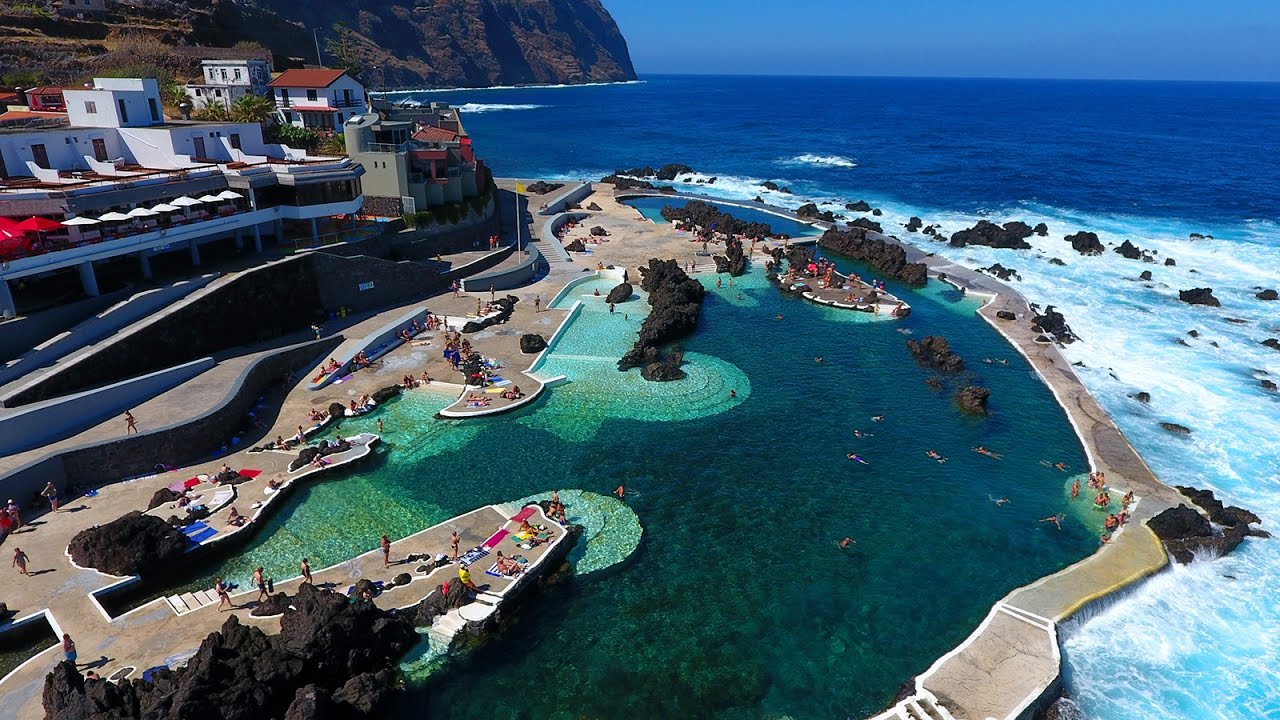 This pool is on the list of the best in the world and is Portuguese Madeira Island