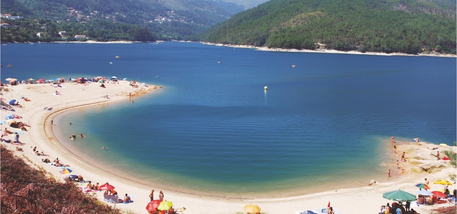 Alqueiro River Beach in Gers in Portugal, distinguished with gold quality