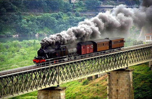 The historic Douro train ride is one of the three most beautiful train rides in the world