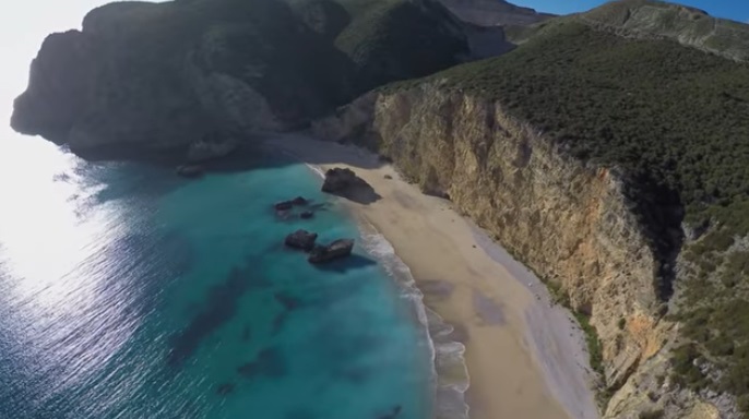 For years it was the most secret beach in Portugal Ribeira do Cavalo Beach
