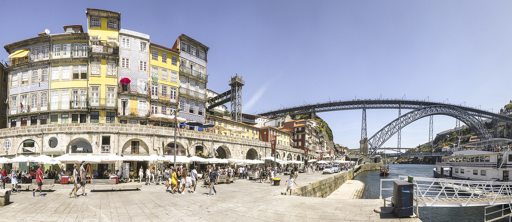 Unforgettable attraction visits Cais da Ribeira in Porto Portugal