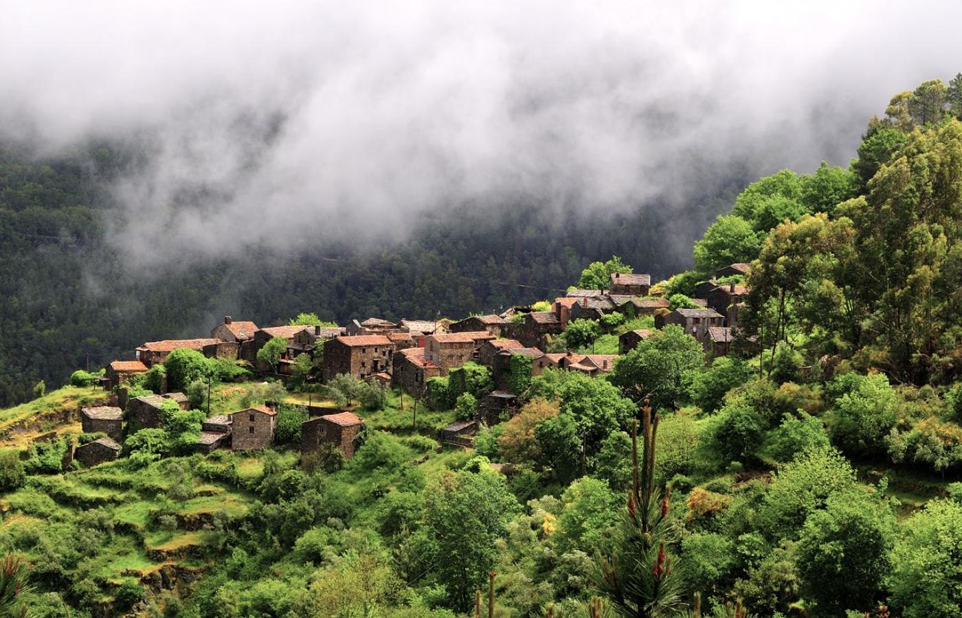 Talasnal village one of the most beautiful in schist Portugal
